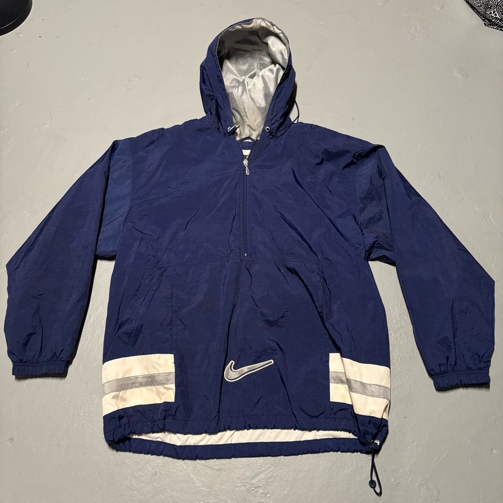 vintage nike 1990s jacket windbreaker pullover Size Large